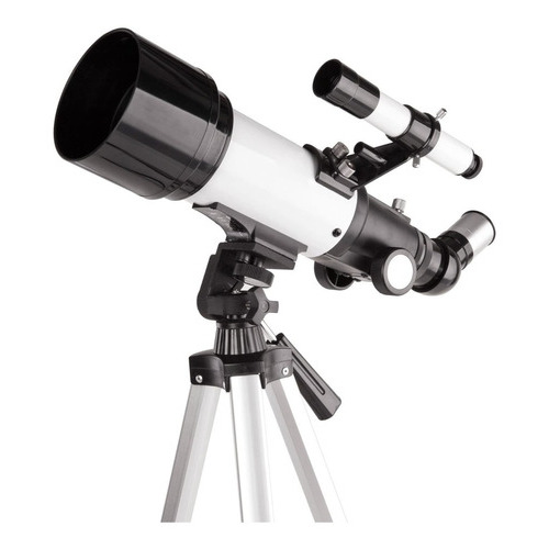 Telescopio Astronómico Profesional Portátil 16x A 120x Color Blanco