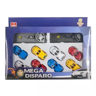 Kit Brinquedo Carro Com Pista Lançadora Banana Toys Cor Colorido