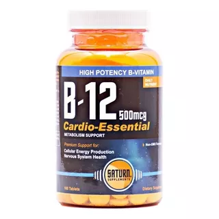 B-12 X 100 Tabs Saturn Supplements Vitamina B12