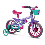 Bicicleta Aro 12 Cecizinha Meninas 2 A 4 Anos Rodinhas Caloi Cor Violeta Tamanho do quadro Infantil