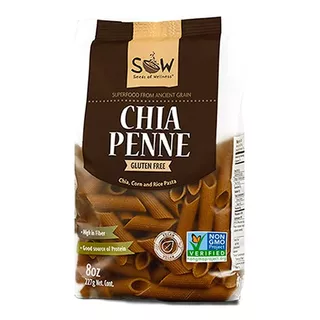 Pasta Chia Penne 250 Gr Sow - Aldea Nativa