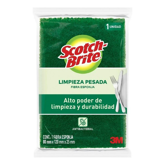 Fibra Esponja Scotch Brite Grande 80x120mm