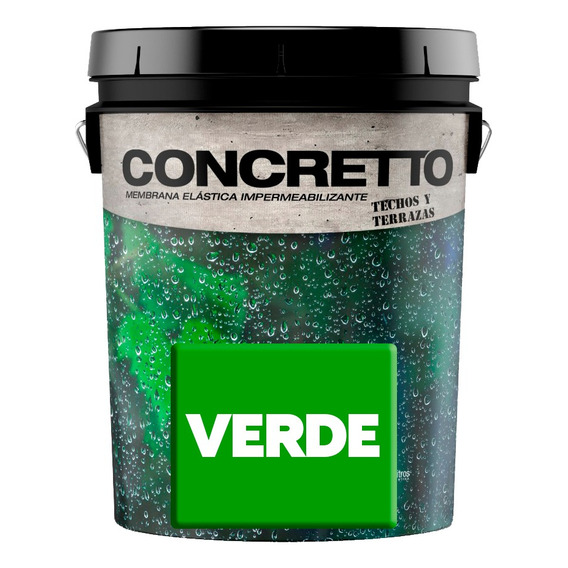 Membrana Liquida Para Techos Y Terrazas Concretto 24kgs 