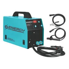 Soldadora Inverter Mig Mma 250a Monofásica Energy Flux Alambre Electrodos Celeste