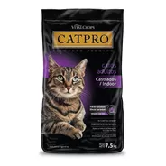 Alimento Catpro Indoor Para Gatos Adultos Castrados 7,5 Kg