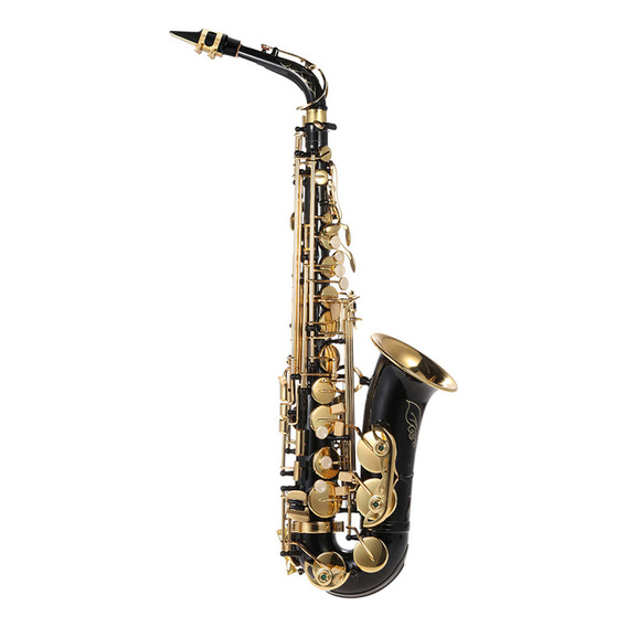 Saxofón Alto Eb De Latón Lacado Dorado 82z