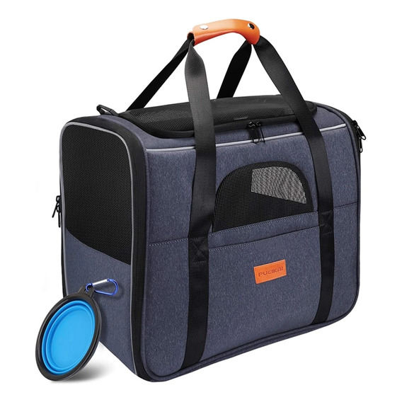 Bolso Transporte Gatos Perros C/ Accesorios Calidad Premium 