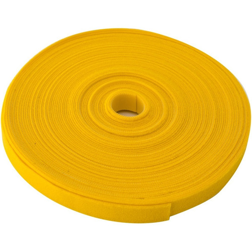 Velcro Doble Faz 20 Mts X 2cm Ancho. Amarra Cables Color Amarillo