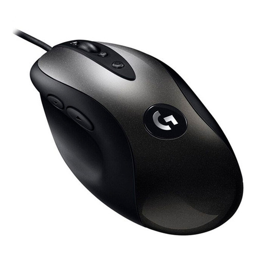 Mouse Gamer Mx518 Hero Usb Original Logitech G Color Negro/Plata