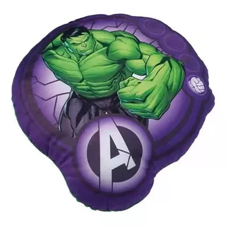 Almofada Avulsa Transfer Avengers Infantil Macio Lepper Cor Hulk
