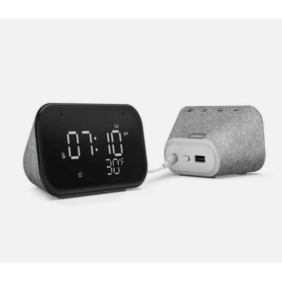 Lenovo Smart Clock Essential Asistente Virtual Tactil Gris