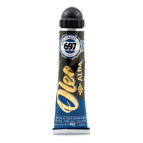 Oleos Alba Profesional Pomo 60ml Grupo 1 Color Del Óleo 697 Azul Ceruleo