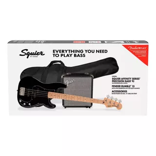 Kit Contrabaixo Fender Squier Affinity Pj Bass Rumble 15 Com