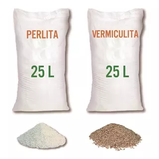 Perlita + Vermiculita 25 Lt C/u