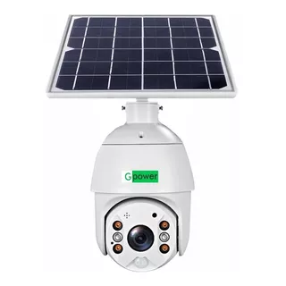 Camara De Seguridad Domo Ip Con Panel Solar Wifi Gpower