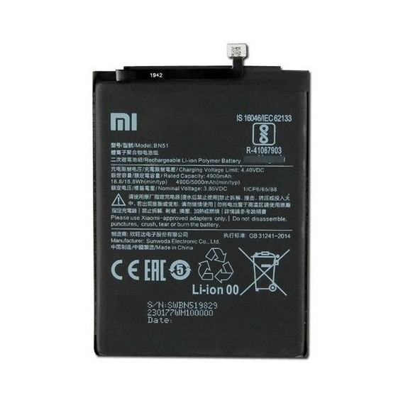 Bateria Xiaomi Redmi 8 Y Redmi 8a Referenc. Bn51 Compatible