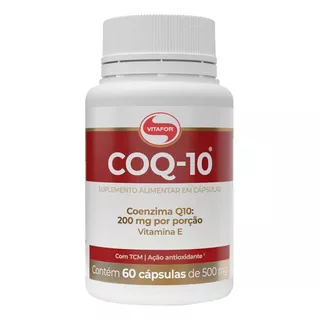 Coq10 Coenzima Q10 Vitafor Tcm & Vitamina E - Antioxidante