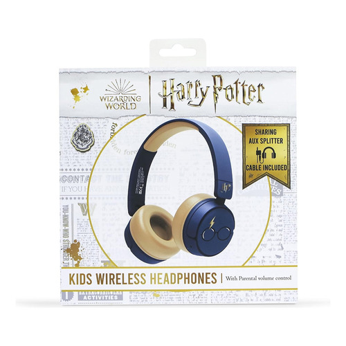 Headset Inalámbrico Infantil Harry Potter OTL Azul marino