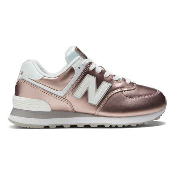 Zapatillas Urbanas Mujer New Balance 574 Rosado Wl574lb2