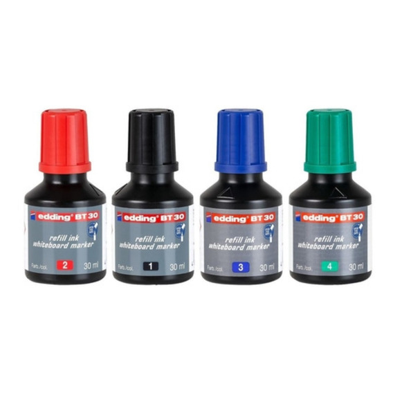 Tinta Marcador Recargable Edding Borrable X 4 Unidades