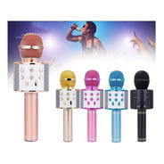 Microfono Karaoke Bluetooth 838 + Parlante Inalambrico Luces