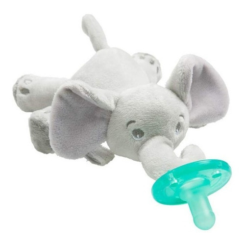 Peluche Con Chupón Soothie Snuggle Para Bebés Philips Avent Nombre Del Diseño Elefante