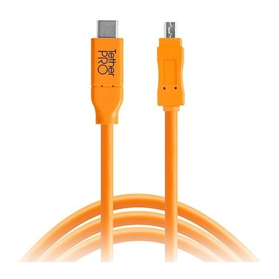 Cable Tether Tools Usb-c A Mini-usb 2.0 De 8 Pin 4.6 M 