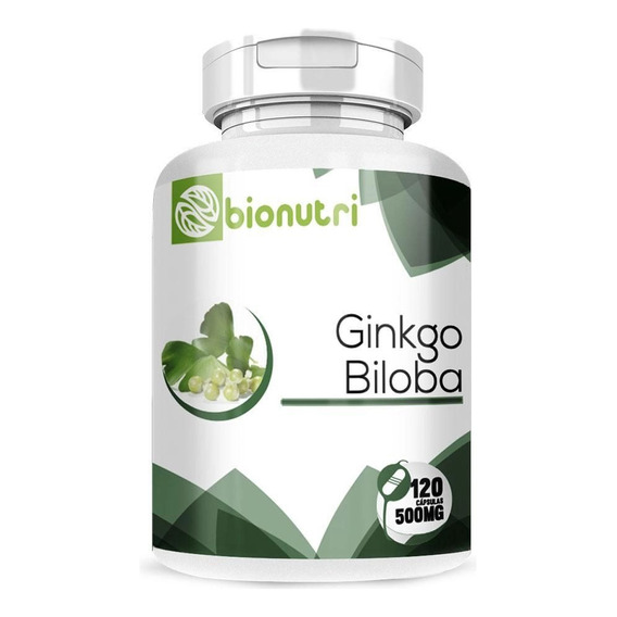 Ginko Biloba 120 Cap Perdida De Memoria Ansiedad Presión 