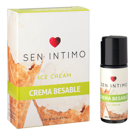 Sen Íntimo Lubricante Ice Cream Comestible Saborizado Besable