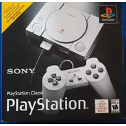 Sony Playstation Classic 16gb Color Gris Dos Controles Como 