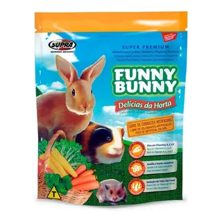 Ração Porquinho-da-india, Coelho Funny Bunny 12un X 500g