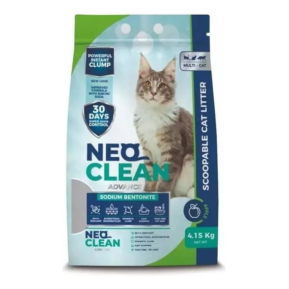 Neo Clean Arena Gato 4.15kg Manzana Ultrabsorbente Sin Polvo