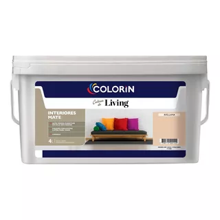 Colorin Living Pintura Latex Interior Colores X 4 Litros