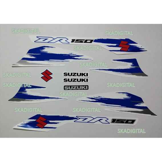 Kit Completo De Calcomanías Suzuki Dr 150 