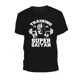 Remera Training En Negro Goku Dragon Ball