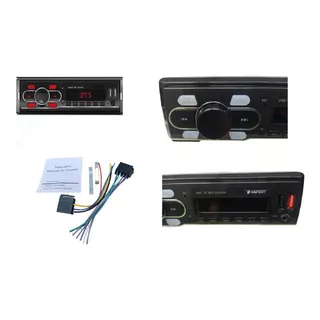 Radio Auto Fm Bluetooth Mp3 Player Usb Sd Controle Carro 45w