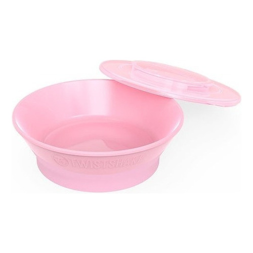 Plato Hondo Bowl 6m+ Con Tapa Twistshake By Maternelle Color Rosa