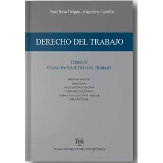 Derecho Del Trabajo 4, De Raso - Castello. Serie Derecho Del Trabajo, Vol. 4. Editorial Fundación De Cultura Universitaria, Tapa Blanda, Edición Primera En Español, 2021