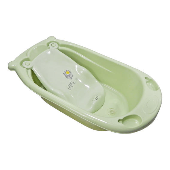 Bañera Para Bebe Con Respaldo Desmontable Aquila 30 L Color Verde