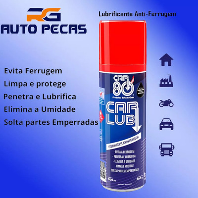 12 Unidades Anti Ferrugem Desingripante Car Lub