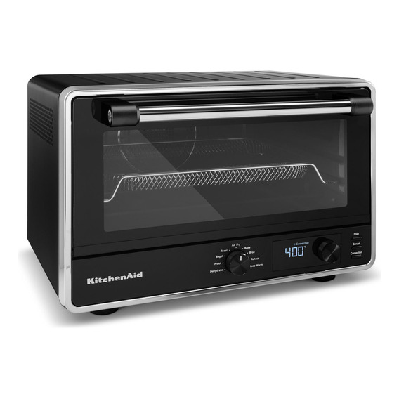 Horno Eléctrico Digital Air Fry Kitchenaid Kco124lbm Sms Color Negro