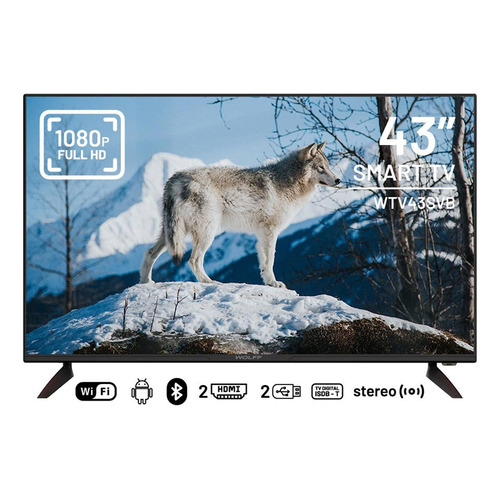 Televisor Wolff Smart Tv 43 Full Hd Android 11.0 Wtv43svb