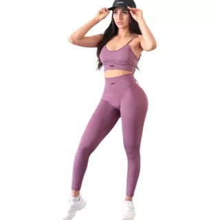 Leggins Deportivos De Lycra Galasport Scrunch Push Up Gym Uv