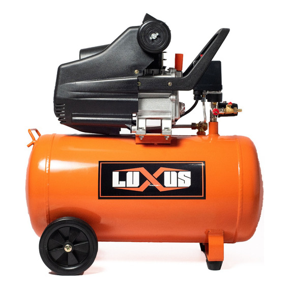 Compresor de Aire Luxus 50 Litros 2.5hp EG-AC2050 monofásico 220V 50Hz naranja