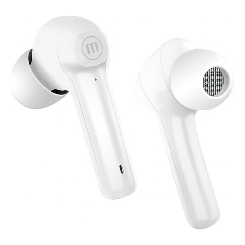 Audífonos Maxell Tws Bluetooth Dynamic Colores Color Blanco