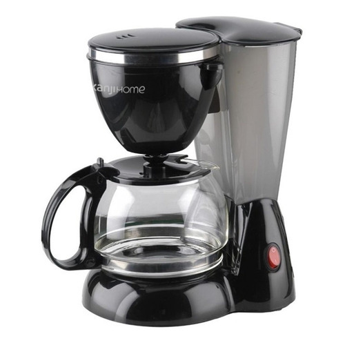 Cafetera Kanji Kjh-cmf0800s03 Semi Auto Negra De Filtro Cye Color Negro