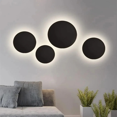 Aplique Pared Scl-eglo 12w Exterior Deco Moderno Diseño Vk Negro