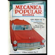 Antiguo Libro Mecánica Popular 1956 Encuadernado 47n 556