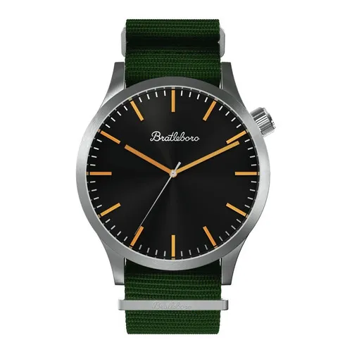 Reloj Bratleboro Hombre Yellowstone Nylon Elige Tu Color Color de