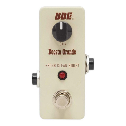 Pedal Para Guitarra Clean Boost Boost A Grande Bbe. Color Blanco